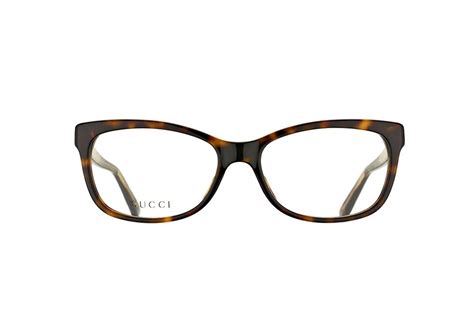 Gucci GG 3822 KCC Square Havana Brown Eyeglasses Optical 